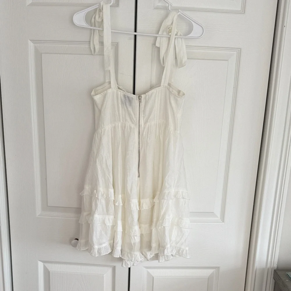 Hello Molly White Mini Dress - Picture 3 of 3